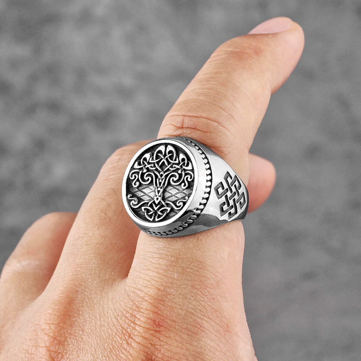 Yggdrasil Ring – The Sacred Tree of Life Ring [Skaldic_Jewelry] 