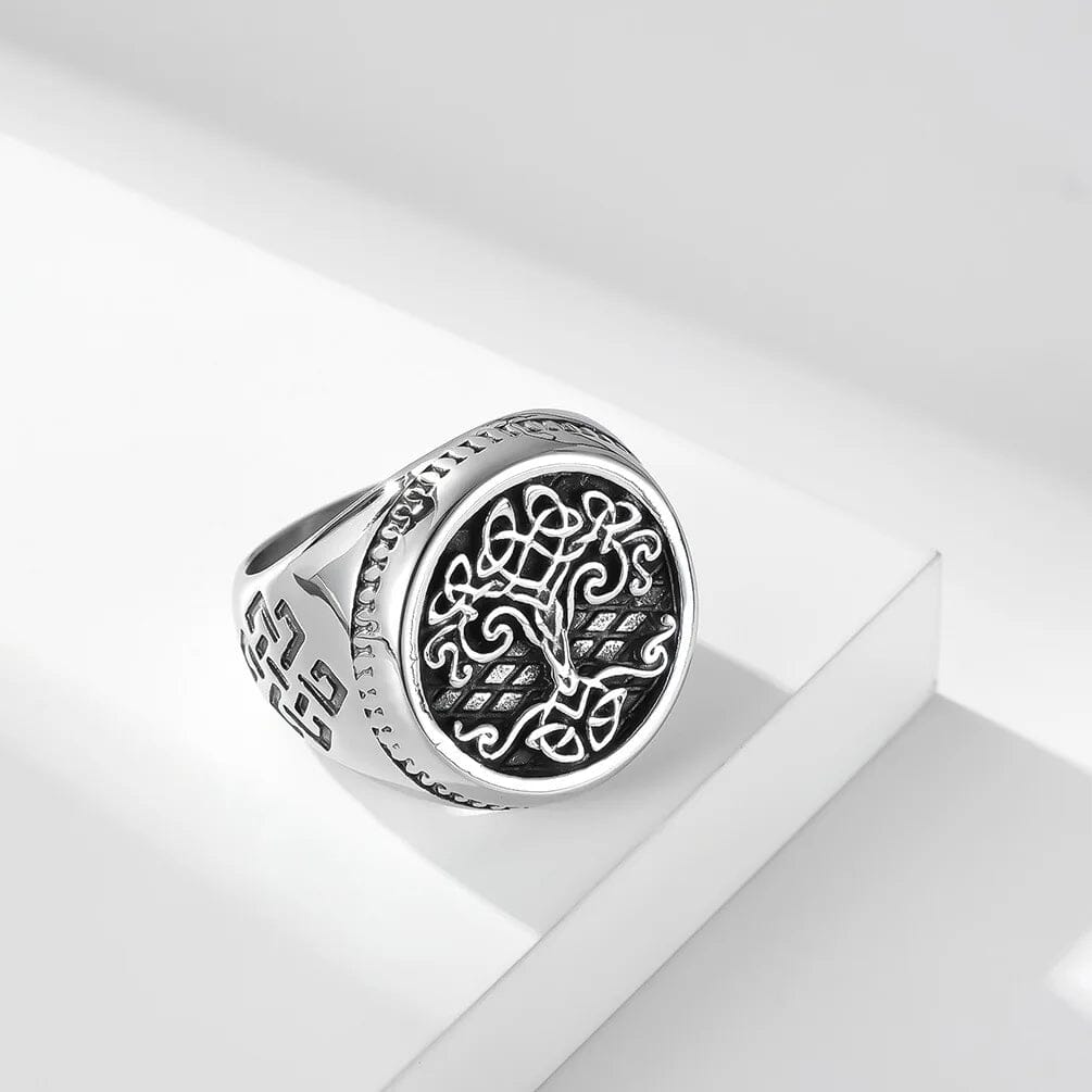 Yggdrasil Ring – The Sacred Tree of Life Ring [Skaldic_Jewelry] 